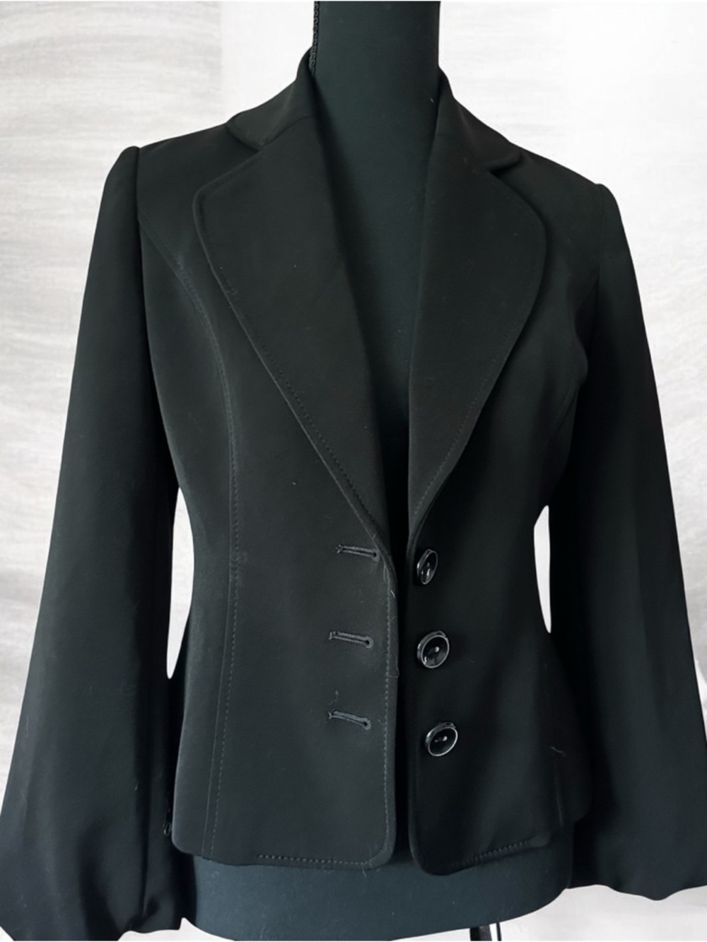White House Black Market Black Tailored Women's Blazer